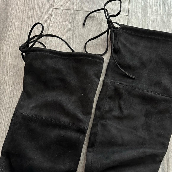 Target A New Day Black Tall Boots - Picture 3 of 4